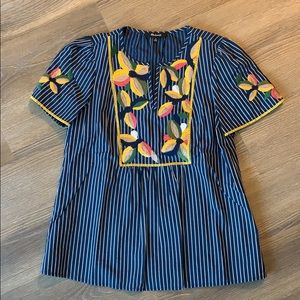 Embroidered top!